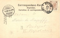 1899 Herceg Novi, Castelnuovo, Bocche di Cattaro; Verlag von Erminio Mandel