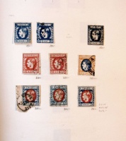 ROMANIA tartalmas gyűjtemény 1862-1960 jó klasszikus résszel, jobb sorokkal albumban / serious collection with better classic, good sets in the modern period, in album
