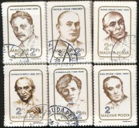 1984-1985 Híres emberek 100 éves évfordulója 6 klf bündli (12.000)