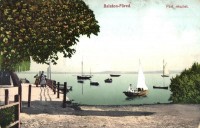 17 db főleg RÉGI magyar városképes lap, Balaton és környéke, vegyes minőség / 17 mostly pre-1945 Hungarian town-view postcards, mixed quality