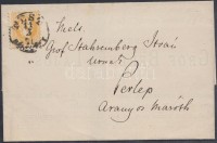 1871 2kr gyászjelentésen  'PEST / DÉLELŐTT' - Perlep
