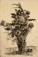 Frank Frigyes (1890-1976): Hervadó virágcsokor