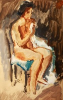 Szőnyi István (1894-1960): Ülő akt