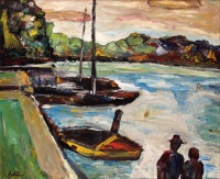 Schéner Mihály (1923-2009): Balatonpart
