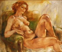 Csomor Katalin (1945): Pihenő akt