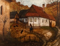Erzsébet Hikádi (1911-2008): Hollókő