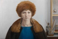István Mácsai (1922-2005): Lady in Fur Hat