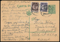 Vita Zsigmond  (1906-1998) erdélyi magyar irodalom- és művelődéstörténész, bibliográfus saját kézzel írt  levelzőlapja Szira Béla tanárnak.
