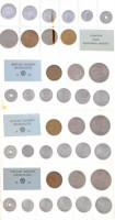 1971-1987. 17 klf évjáratú forgalmi sor lezárt fóliatokban T:1 kis patina