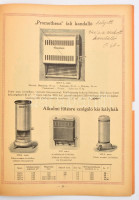 1928 Edinger Arthur és Társa Prometheus Gáz-takaréktűzhelyek, radiátorok, ipari égők illusztrált katalógusa, borítólapon szakadással, 39p