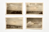 [Fotográfia.] – A Graf Zeppelin Budapest fölött 1930 körül.