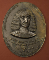 Békés J.: Zrínyi Miklós halálának 275.évfordulójára, 1939.(Weiss MAnfréd hadiüzem), bronz, 109 x 105 mm
