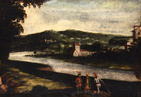 HUNGARIAN PAINTER (XVII-XVIII CENTURY) - Turkish and Hungarian noble men at the age of Turkish Occupation