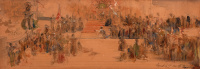 LÁSZLÓ HEGEDŰS (1870-1911) - Historical scene