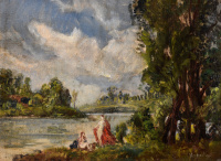 LIPÓT HERMAN (1884-1972) - Bathing