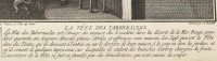 A. Baratti metszése, Bernard Picart (1673-1733) után: Pészah üneppe (La Fete de tabernacles). Rézmetszet, papír. A Ceremonies et Coutumes Religieuses de tous les Peuples du Monde sorozatból. Paszpartuban. 29,5x37,5 cm. / A. Baratti