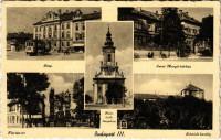 Budapest III. Óbuda, Fő tér, villamos, Flórián tér, Szent Margit kórház, Schmidt kastély, Római katolikus templom (EK)