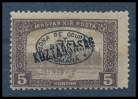 Debrecen I. 1919 Parlament/Köztársaság 5K RITKASÁG RRRRR! (54 példány készült belőle), Bodor, Flasch vizsgálójellel (200.000) Katalógusár nevetséges