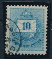 1874 10kr szép álkettős nyomat