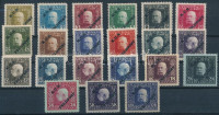 K.u.k. Feldpost 1915 Felülnyomott teljes Ferenc József kisegítő sor, ritka! (**152.100)