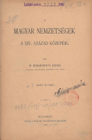 Karácsonyi János, dr.: A magyar nemzetségek a XIV. század közepéig. I-III/1. kötet [egybekötve].