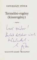 Esterházy Péter: Termelési-regény (kisssregény) – regény –