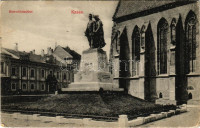 Kassa, Kosice; Honvéd szobor / military monument (kopott sarkak / worn corners)