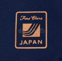 Japán porcelán váza, matricás, jelzett, hibátlan, m: 18 cm
