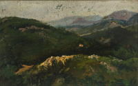 Bozsó János: Zugliget, 1952