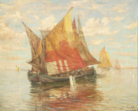 Basch Árpád: Vitorlások, 1939