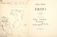 Babits Mihály/Szalay Lajos: Erato (A grafikus Szalay Lajos által Litvin József iparművésznek dedikált példány)