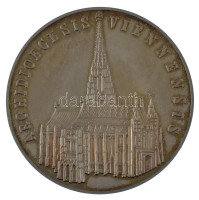 Ausztria DN 'Bécsi főegyházmegye' jelzett Ag emlékérem dísztokban (25,66g/0.900/40mm) C:AUAustria ND 'Archdiocese of Vienna' hallmarked Ag commemorative medallion in case (25,66g/0.900/40mm) C:AU