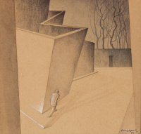BALOGH István (1890-1956): Az utcán, 1943