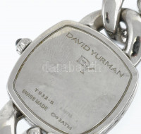 David Yurman T932-S ezüst női kvarc szerkezetű karóra, drágakövekkel ékített. Jelzett, működő, jó állapotban, zacskójával 27 mm