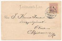 1899 (Vorläufer) Pöstyén, Piestany; Gyógyház / Kursalon / spa (ázott / wet damage)