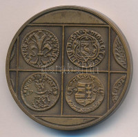Tóth Sándor (1933-2019) 1999. 'Magyar Éremgyűjtők Egyesülete - Széchenyi Ferenc Jutalomérem' bronz piedfort emlékérem (42,5mm) T:UNC Adamo BPa2