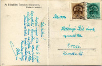 1942 Előszállás, Templom mennyezete, belső. Farkas A. felvétele (fl)