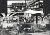 1962 és 1992 között készült felvételek Budapesten, a metró építkezéssel összefüggésben (városképek, járművek, földalatti felvételek), valamennyi datált, egy része jelzett, 13 db vintage fotó, ezüst zselatinos fotópapíron,