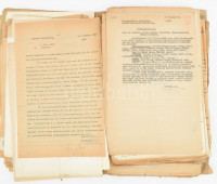 1928 Az Első Dunagőzhajózási Társaság (DGT / DDSG) pécsi bányáinak igazgatósági iratai: hivatalos levelek, jegyzőkönyvek, a 'Bányatisztviselői Kaszinó' alapszabályai, stb.; magyar ill. német nyelven; közte Ozanich Gyula