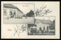ÖRKÉNY 1912. Régi képeslap ( hátul a bélyeg lenyúzva)