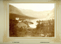 VELDES - LUSSINPICCOLO régi fotó / B. Lergetporer képméret 22*17 cm szép, teljes 1890-1900 ca.