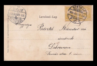 SZATMÁR 1901. Régi litho képeslap