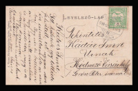 BILLÉD 1910. Régi képeslap