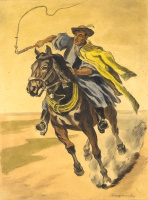 Benyovszky István (1898-1969): Vágtázó csikós