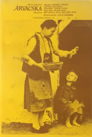 Móricz Zsigmond: Árvácska filmplakát, Czinkóczi Zsuzsa, Nagy Anna, Szirtes Ádám, 1976