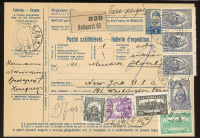1927-28. 2db szép csomagszállító az USA-ba küldve