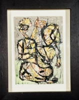 Bán Béla (1909-1972): Figurális kompozíció 1964/65
