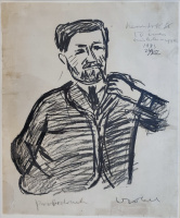Czóbel Béla (1883-1976): Kernstok Károly portréja, 1923