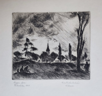 Dési Huber István (1895-1944): Magyar falu, 1928