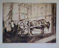 Fried Pál (1893-1976): Kordély az építkezésen
